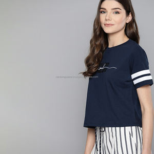 Nardon Apparel logotipo personalizado verano degradable respetuoso con el medio ambiente tela suave Color sólido Casual manga corta 100% algodón - Product Image 3