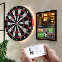 Cible de fléchettes électronique en promotion avec ailettes personnalisées et application Bluetooth
