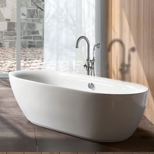 Rubinetto per Vasca da Bagno Freestanding con Doccetta - Rubinetti Premium per Bagno e Doccia - Product Image 3