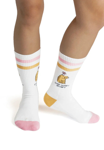 Calcetines Deportivos Antibacterianos 100% Algodón Orgánico con Diseño de Logotipo Personalizado Unisex para Mujeres, Hombres y Niños - Product Image 5
