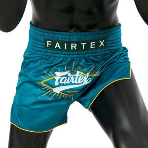 Shorts de Muay Thai de style Fairtex haut de gamme, shorts d'entraînement de kickboxing en satin personnalisés, shorts de boxe Fairtex Muay Thai - Product Image 1