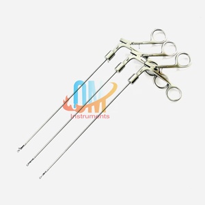 Instruments ORL : Micro-pince laryngée rotative à 360 degrés avec canal d'irrigation, mâchoire en forme de cœur, en acier inoxydable de qualité médicale - Product Image 5