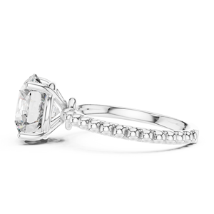 Luxury Bridal Moissanite <b>Diamond</b> <b>Ring</b> 925 Silver - Product Image 2