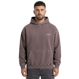 Sweat-shirts à capuche teints en pièce, coupe ample, en molleton doux de qualité supérieure, style streetwear, logo personnalisé, vente en gros, fournisseur direct d'usine OEM - Product Image 1