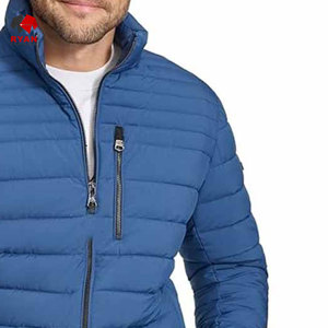 เสื้อแจ็กเก็ตขนเป็ดสำหรับผู้ชายเสื้อแจ็กเก็ตมีซิปดีไซน์ตามสั่งสำหรับผู้ชายปรับแต่งโลโก้ได้ตามต้องการ - Product Image 4