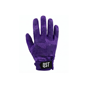 Guantes de Fútbol Americano con Pedrería, Transpirables, que Absorben la Humedad, Palma Antideslizante, Logotipo Personalizado, Cierre de Gancho y Bucle en la Muñeca, OEM ODM - Product Image 3