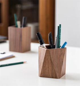 Porte-crayons en bois, support à stylos en bois - Product Image 2