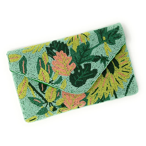 Sac fourre-tout de luxe décontracté fait main en perles de verre indiennes, avec poignée baguette colorée, durable, accessoire de mode quotidien - Product Image 4