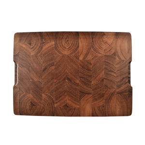 Planche à découper rectangulaire en bois massif de luxe, épaisse et grande, pour cuisine, vente en gros d'usine - Product Image 5