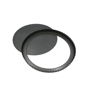 Moule à tarte rond de 28 cm avec fond amovible, accessoire de cuisson en acier au carbone - Product Image 3