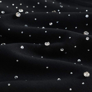 Custom Rhinestone <b>Black</b> Hoodie Oversized Pullover <b>Sweatshirt</b> Unisex Streetwear Casual Fashion Fleece Hooded Top for <b>Men</b> - Product Image 4