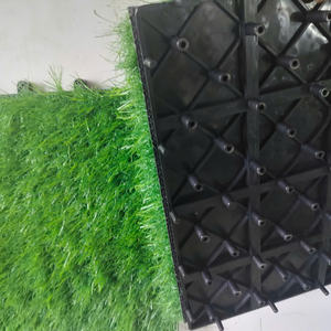 Césped Artificial en Losetas, Ecológico, para Fútbol, Encastrable, Autodrenante, Tapete para Piso de 30x30cm, Apto para Mascotas, para Exteriores - Product Image 2