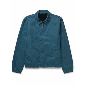 OEM Wholesale Custom Colors Design Heavyweight Canvas <b>Worker</b> Lined Zipper Up Casual <b>Jackets</b> 100% Cotton Men Denim <b>Jacket</b> - Product Image 1