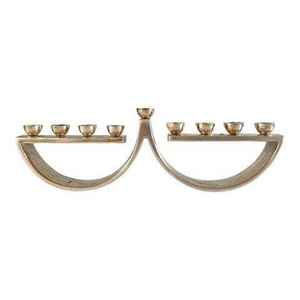 Ménorah personnalisée de style unique pour villas, synagogues, temples – Éclairage de table décoratif – Porte-bougie de Hanouka - Product Image 6