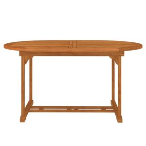 Tavolo da giardino in legno massello eucalipto tavolo esterno 78.7 "x 39.4" x 29.5" - Product Image 6