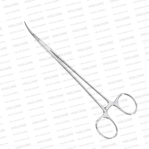 แอดสัน ฟอร์สเปส 7-1/4″ (18.5 ซม.) คีมหนีบหลอดเลือดแบบโค้งยาว ทำจากสแตนเลสสตีล พร้อมความโค้งที่แข็งแรง สำหรับการผ่าตัดเต้านม โดยวาสลแคร์ - Product Image 2
