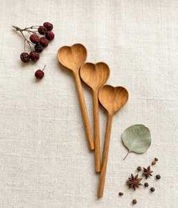 Juego de Utensilios de Cocina de Madera Curio Craft, 6 Piezas, Cucharas de Madera Natural, Resistentes al Calor, Antiadherentes, Ecológicas, Aptas para Lavavajillas - Product Image 5