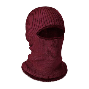 Balaclava d'hiver unisexe pour adulte, 1 trou, couvre-visage intégral, 100% polyester, tissu tricoté, utilisation en extérieur, ski, voyage, impression sérigraphique - Product Image 2