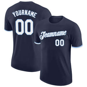 Camiseta de Béisbol Personalizada para Hombre, Uniforme de Equipo, Nombre y Número Personalizados, Camiseta Deportiva, Proveedor de Camisetas Deportivas Sublimadas OEM - Product Image 1