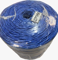 Empacadora de PP amarilla, paquete de cordel de polipropileno para plantación de plátano, cuerda de cuerda azul Natural para embalaje de atado de tomate de pacas de heno