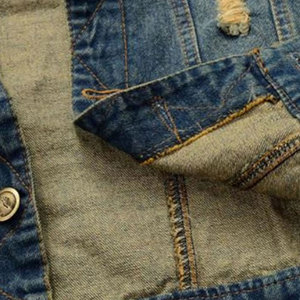Chaleco de Mezclilla para Hombre, Invierno, 100% Algodón, Transpirable, Ecológico, Servicio OEM, Ropa de Moda para Exteriores, Alta Calidad, Nuevo Estilo - Product Image 5