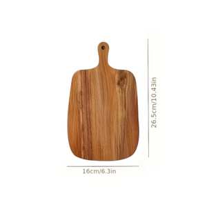 Grands Planches à Découper et à Servir en Bois d'Acacia, 2 Massives, Rustiques, Accessoires de Cuisine et de Barbecue - Product Image 3