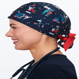 Bonnets de travail pour médecins d'hôpital en gros, bonnets chirurgicaux à couche unique, bonnets d'infirmière imprimés pour femmes aux cheveux longs - Product Image 5