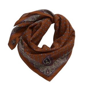 Bandana Bufandas Personalizar Logo Impreso Producto de alta calidad 100% Pañuelo de seda Bufanda cuadrada Sombreros de algodón Elegante Otro - Product Image 1