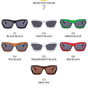 Gafas de Sol Vintage Y2K Punk, Diseño Único y Robusto, para Hombre y Mujer, Marca de Lujo 2025, Gafas de Sol Cuadradas Steampunk, Envolventes, con Protección UV400 - Product Image 6