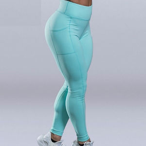 Leggings de compression taille haute respirants pour femmes, leggings de yoga, vêtements de sport pour la gym, logo personnalisé, style décontracté, leggings de yoga pour femmes - Product Image 6