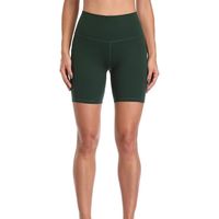 Shorts de sport pour femme personnalisés, taille haute, à compression, avec poches, pour le yoga, le fitness, la gym, l'été, séchage rapide, respirants, avec logo, tendance