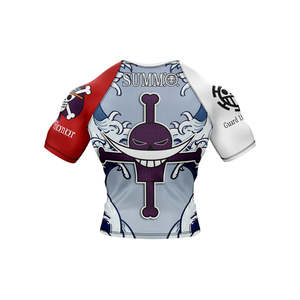 Men's <b>Long</b> <b>Sleeve</b> Rash Guard Compression Shirt Breathable Quick-Dry UPF50+ Anti-Bacterial for BJJ MMA Grappling No Gi - Product Image 4
