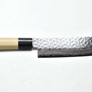 Couteau de chef en acier à haute teneur en carbone de qualité industrielle avec bord dentelé et manche en bois, personnalisable OEM pour usage professionnel et domestique - Product Image 3