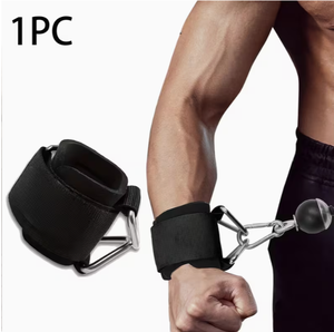 Sangles de poignet réglables en néoprène souple – Protection professionnelle pour machines à câbles – Ajustement universel – Sangles de fitness résistantes à l'usure - Product Image 1