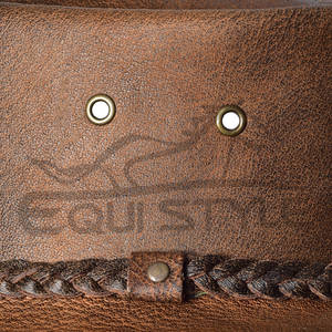 หมวกหนังแท้สำหรับผู้หญิง หมวกคาวบอยปีกกว้างหนังวัวสีน้ำตาลพรีเมียม ขายส่งสไตล์คันทรี่ หมวกสำหรับเดินทางท่องเที่ยวกลางแจ้งสไตล์ออสเตรเลีย - Product Image 3