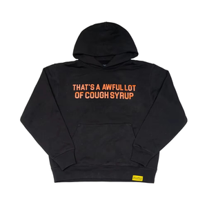 เสื้อฮู้ดดี้โอเวอร์ไซส์สีดำสำหรับผู้ชาย ผ้าไหมพิมพ์ลายโลโก้ด้านหน้า น้ำหนัก 360 กรัม สไตล์ลำลองแนวสตรีทแวร์ ผ้าเฟรนช์เทอร์รี่ถัก 100% - Product Image 3