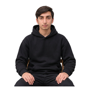 Sweat à capuche zippé pour homme, en coton lourd, style streetwear, vêtements de marque privée pour les marques de vêtements et les détaillants - Product Image 4