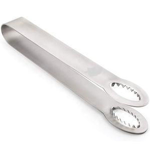 Pinces à glace en métal durables à haute capture Pinces à glace en acier Pinces et outils pour desserts Salades Pinces à glace en métal et sucre - Product Image 1