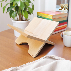 Support de livre compact en bois fait à la main Rehal deux pièces pour la prière quotidienne et la lecture sainte voyage conception légère et conviviale - Product Image 2
