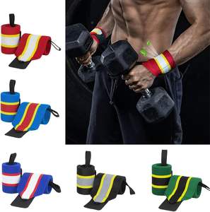 Muñequeras con Neopreno y Bucle para el Pulgar de Alta Resistencia, Protección Profesional para Levantamiento de Pesas y Ejercicios de Gimnasio - Product Image 6