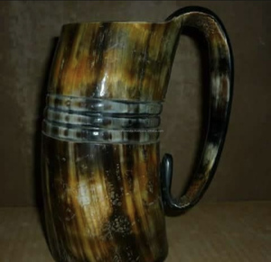 Le plus élevé 100% naturel Viking médiéval corne à boire bière boire corne de vache fabriqué à la main corne à boire le plus exigeant créatif - Product Image 1