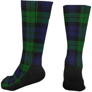 Chaussettes d'hiver pour hommes Highland Outfit Black Watch Tartan, chaudes, montantes, pour temps froid, activités extérieures, meilleures ventes 2026 - Product Image 4