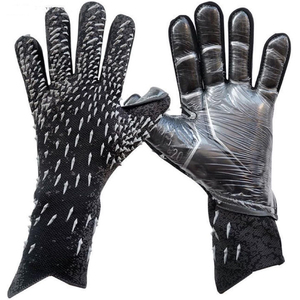 Gants de gardien de but respirants et personnalisables avec paume en latex de qualité supérieure, design antidérapant pour joueurs de football unisexes - Product Image 3