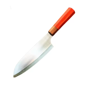 Couteau Deba artisanal en acier à haute teneur en carbone, manche en bois, style japonais, couteau de cuisine, fabricant OEM - Product Image 1