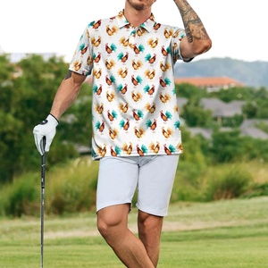 Camiseta Polo de verano para hombre de alta calidad, camiseta Polo de lujo con sublimación de tela sólida de manga corta personalizada - Product Image 6