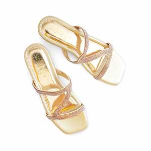 Golden FN7931 Sandalias de tacón Zapatilla elegante con diseño intrincado - Product Image 1