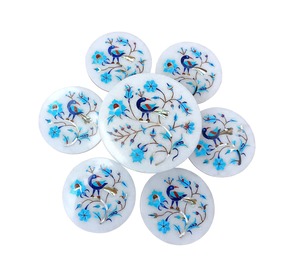 Lot de sous-verres en marbre naturel pour la maison, la cuisine, la salle à manger, le café, le restaurant, l'hôtel et les cadeaux - Product Image 6