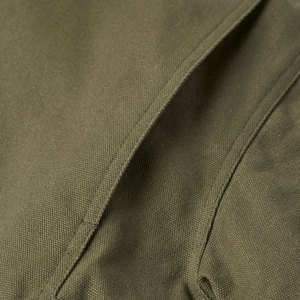 Chemise-veste en velours côtelé olive pour homme avec fermeture boutonnée et poches poitrine, style workwear, coupe classique, pour l'automne - Product Image 4