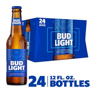 Cerveza Ligera Bud Light, Paquete de 24 Botellas, Cerveza Ligera Americana Original, Sabor Fresco, Bebida para Fiestas, Distribuidor Mayorista, Compra al por Mayor - Product Image 5