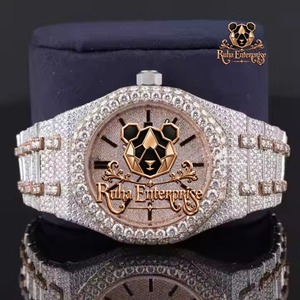 Reloj de Pulsera Elegante con Diamantes de Moissanita de Primera Calidad, con Decoración de Piedras Brillantes para Uso Diario, en Oferta - Product Image 6